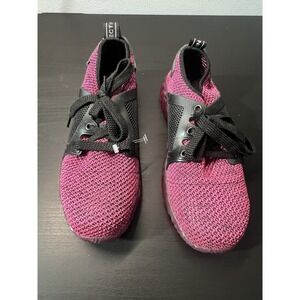 Indestructible Womens Pink Knit Steel Toe Mesh Athletic Working Shoes US 9